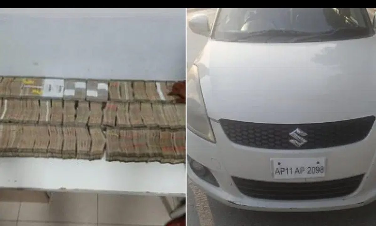 दो गाड़ियों से 1.68 करोड़ जब्त