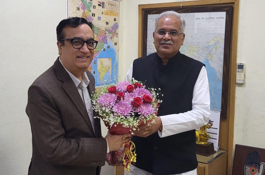 अजय माकन से सीएम भूपेश बघेल ने की मुलाकात