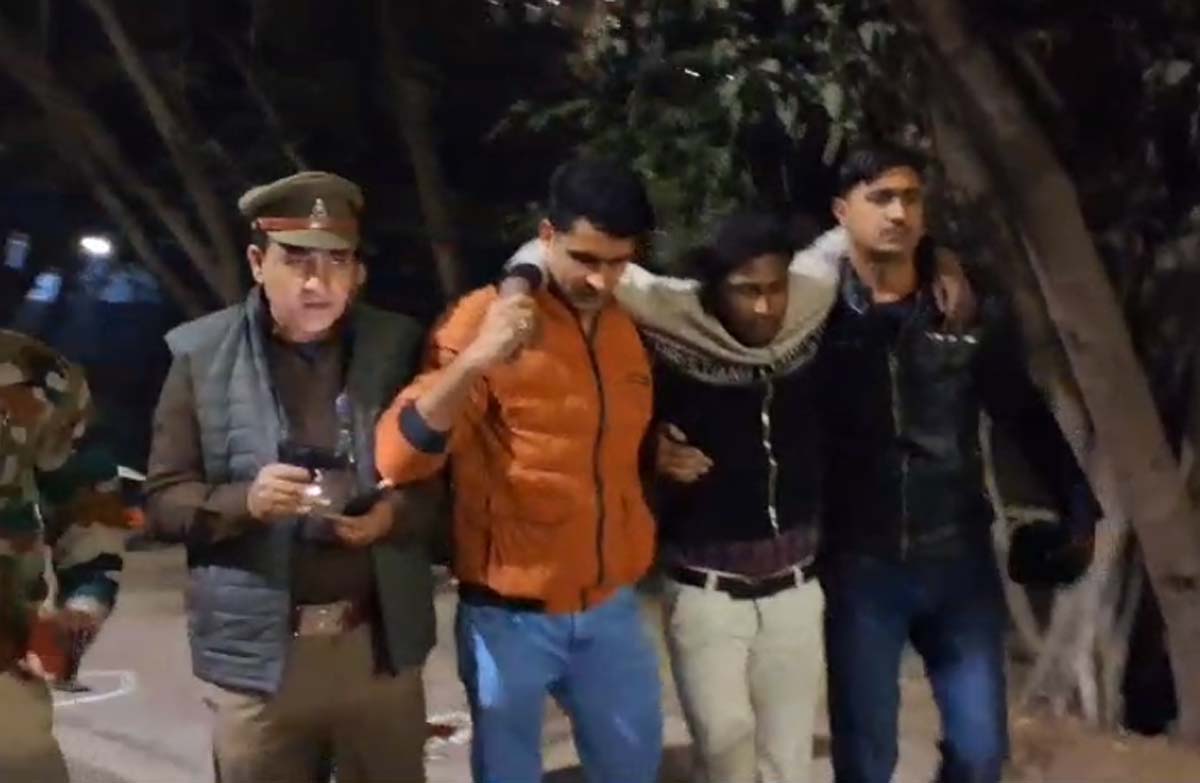पुलिस के साथ मुठभेड़ में दो बदमाश गिरफ्तार