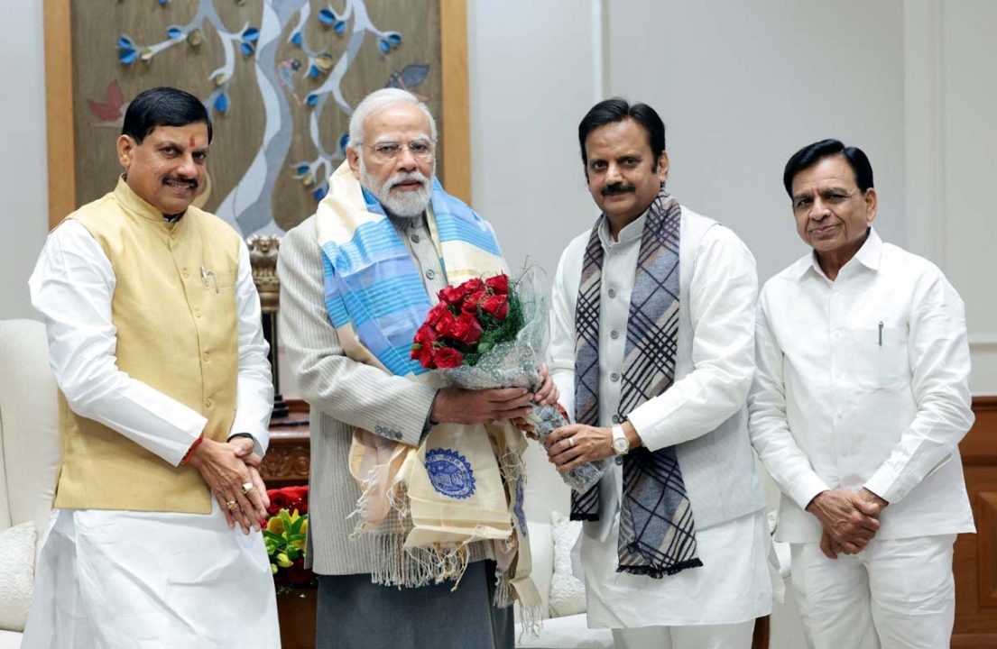 मध्यप्रदेश के CM और डिप्टी CM ने की PM मोदी से मुलाकात