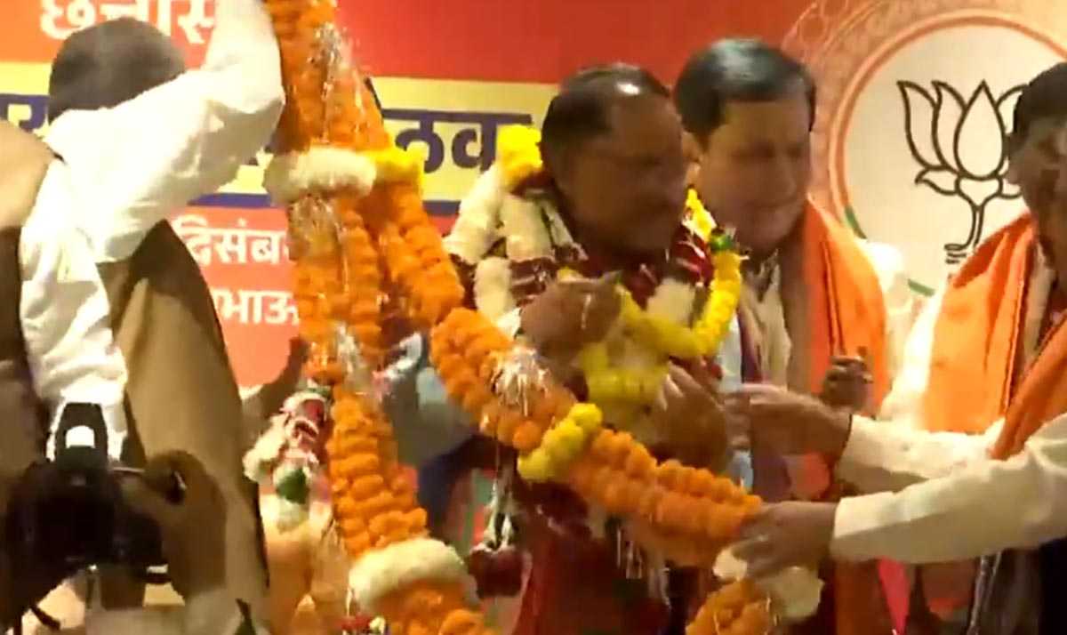 छत्तीसगढ़ के नए मुख्यमंत्री विष्णु देव साय का पहला वीडियो