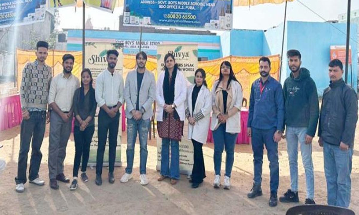 शिव्या फाउंडेशन ने निःशुल्क चिकित्सा शिविर लगाया