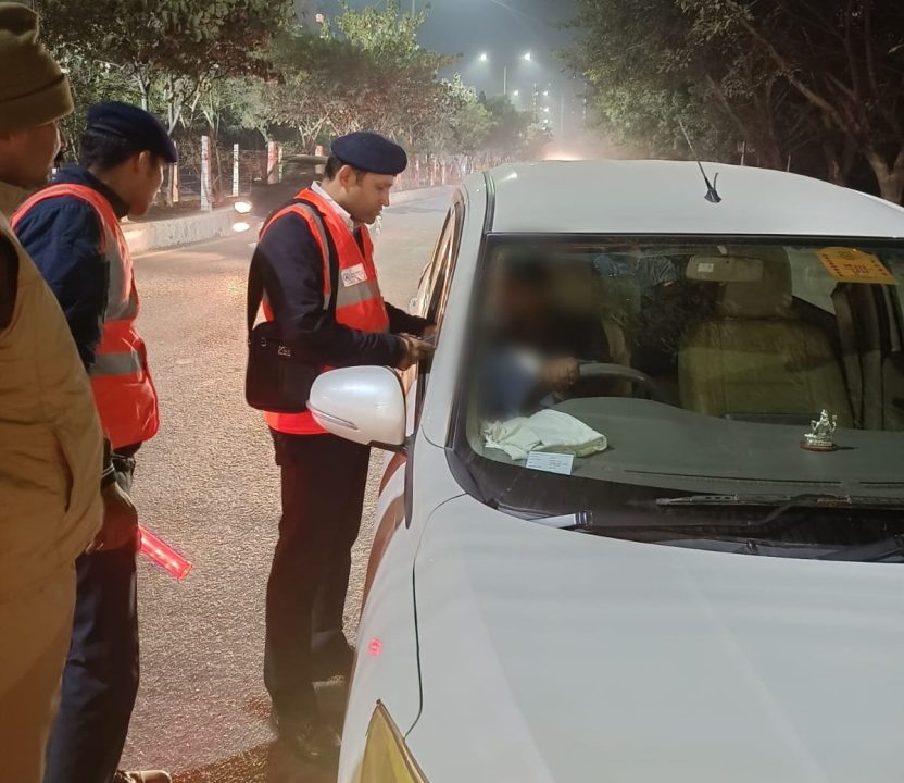 शराब पीकर वाहन चलाने वालों पर जमकर हो रही कार्रवाई
