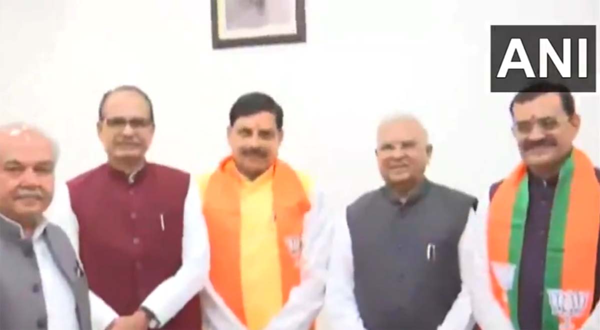 मुख्यमंत्री शिवराज सिंह चौहान ने सौंपा इस्तीफा, राज्यपाल से मिले मोहन यादव