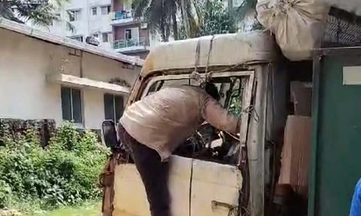 मंगलुरु में खतरनाक कचरा संग्रहण वाहन