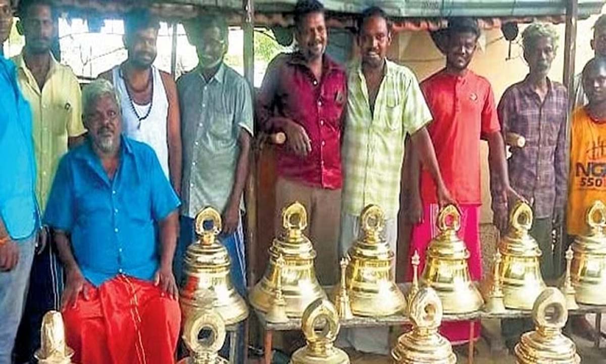 अयोध्या में बजाई जाएंगी नमक्कल निर्मित घंटियां