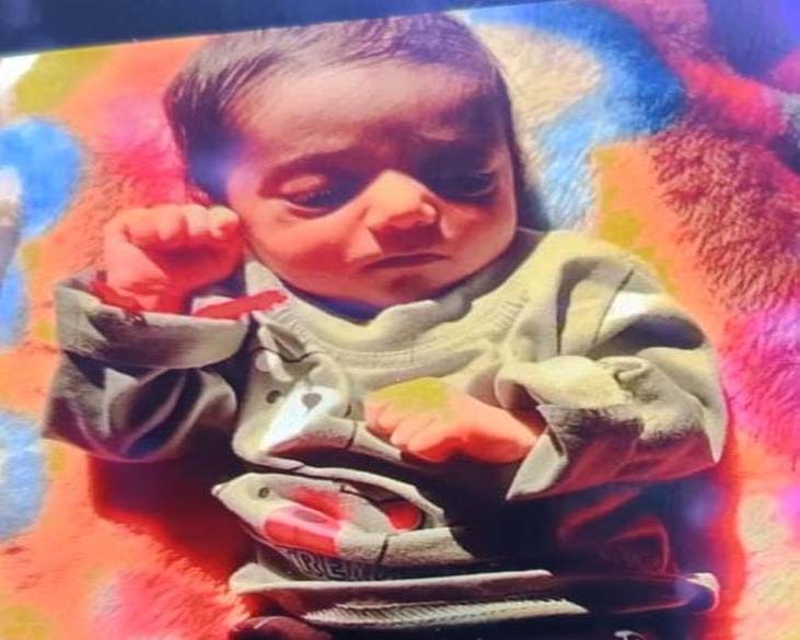 हीटर से बिस्तरों में लगी आग, दो माह की बेटी और पिता की जलने से मौत