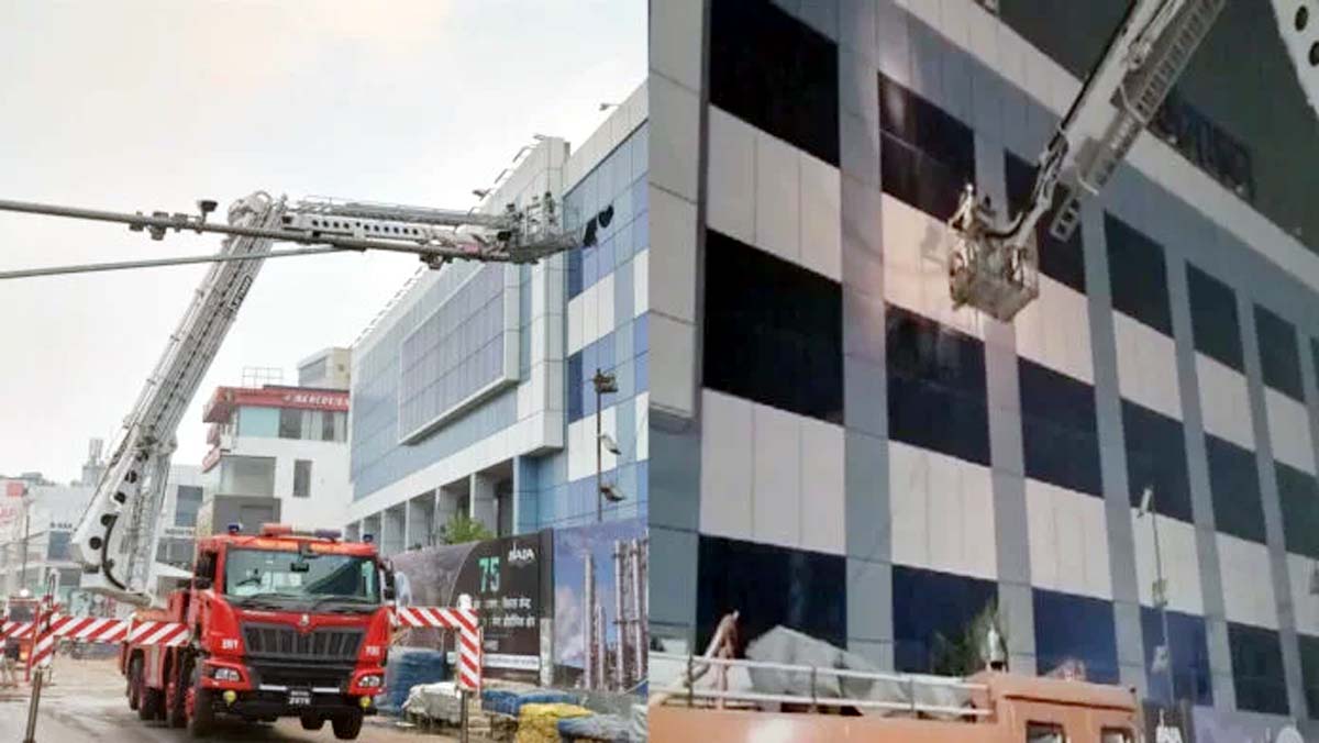 बियाडा के कार्यालय में लगी भीषण आग