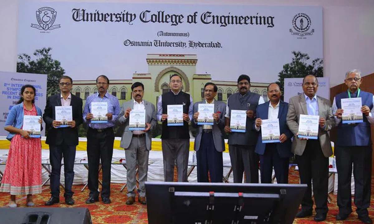 Hyderabad: उस्मानिया विश्वविद्यालय इंजीनियरिंग में हालिया चुनौतियों पर अंतर्राष्ट्रीय संगोष्ठी की मेजबानी करता