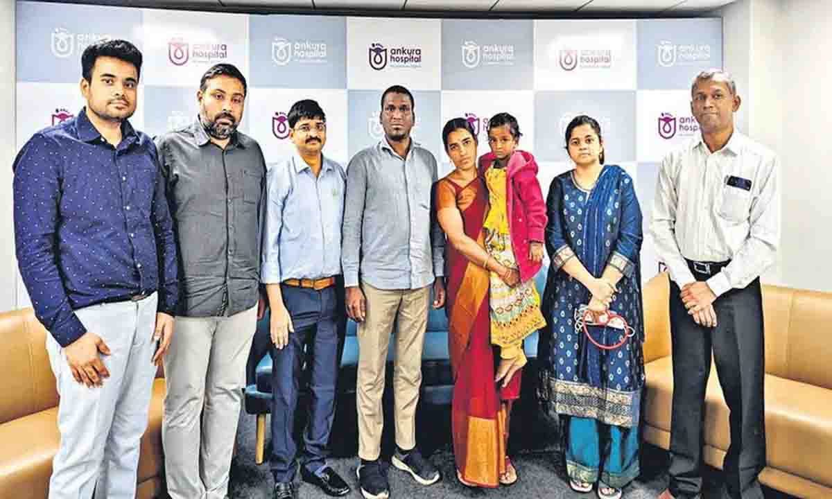 6 साल की बच्ची को कई जटिलताओं से बचाया गया