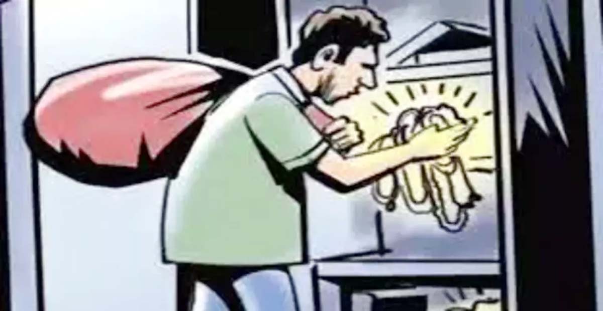 घरेलू नौकरानी ने लाखों के आभूषण और नकदी चुराई