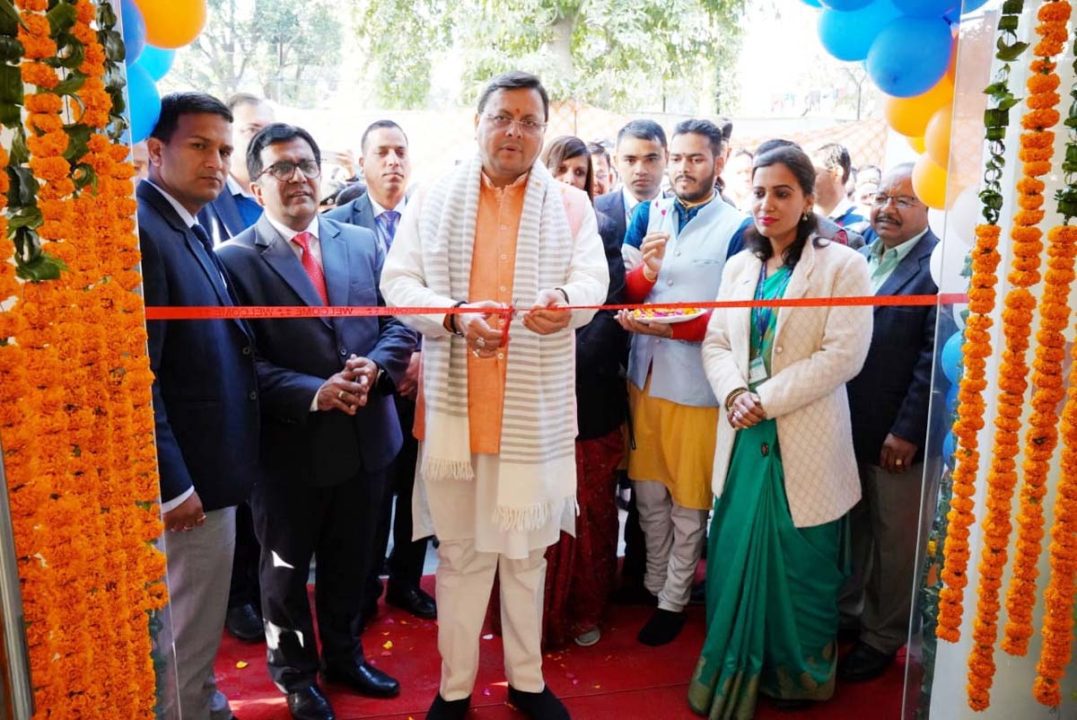 CM धामी ने विकास निगम द्वारा स्थापित कैन्टीन का किया शुभारम्भ