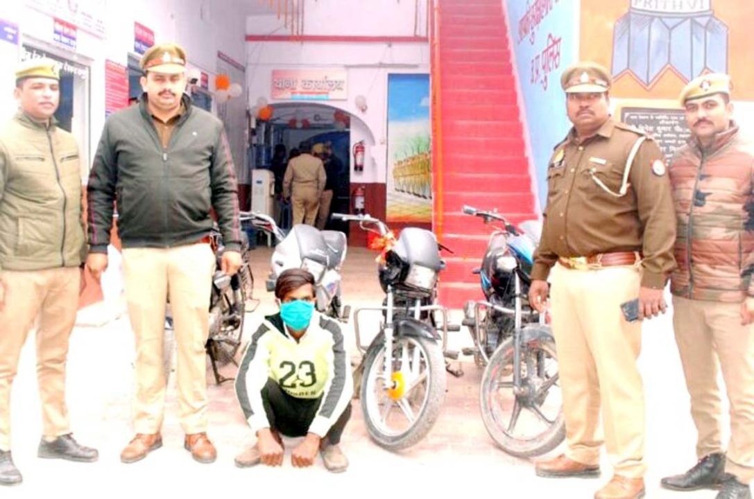 पुलिस ने वाहन चोर गिरोह के एक सदस्य को किया गिरफ्तार