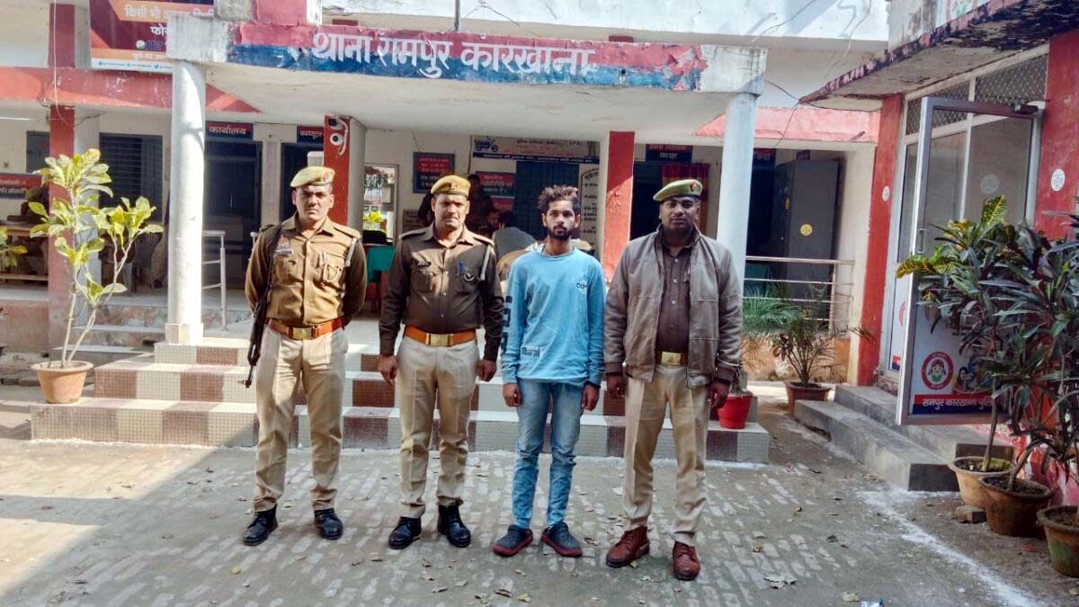 दस हजार रुपये का इनामी गिरफ्तार