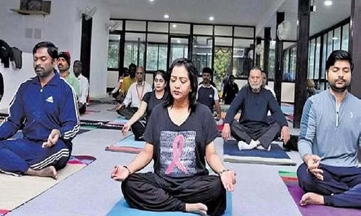 Hyderabad News: मेयर ने ध्यान केंद्र का उद्घाटन किया