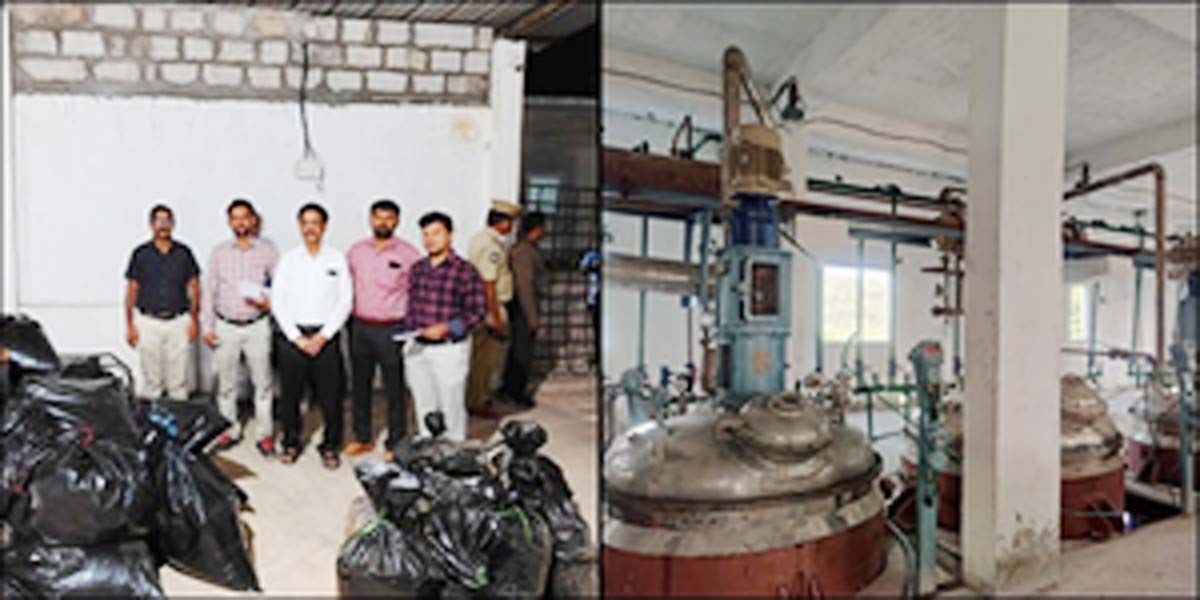 अवैध दवा निर्माण फैक्ट्री का भंडाफोड़, मचा हड़कंप