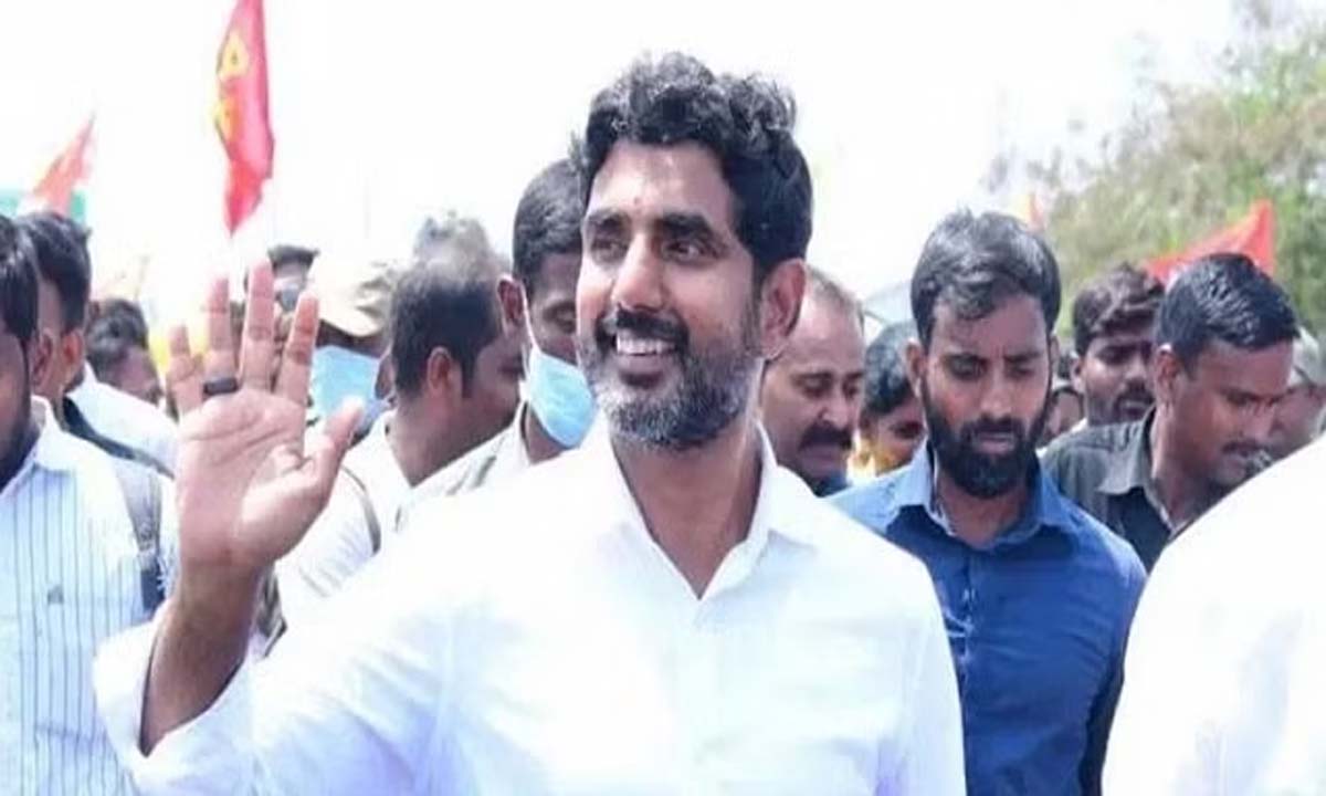 VIJAYAWADA: सीआईडी ने 'लाल किताब' की धमकी पर लोकेश को नोटिस जारी किया
