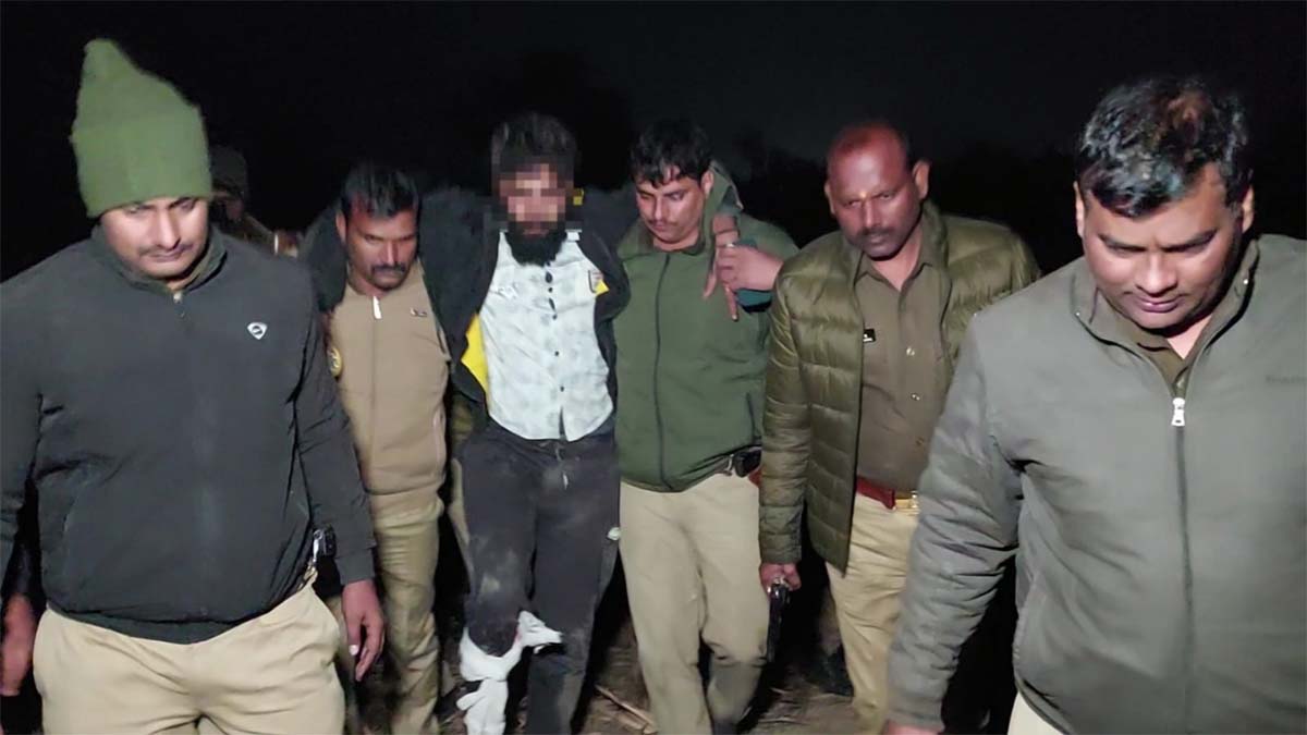 मुजफ्फरनगर में पुलिस और बदमाश के बीच मुठभेड़, आरोपी गिरफ्तार