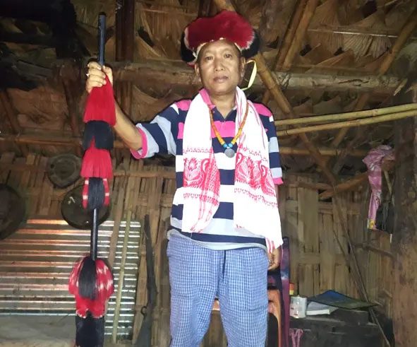 Arunachal Pradesh : लंबी बीमारी के बाद खोंसा गांव के प्रमुख वांगकोप लोवांग का निधन हो गया