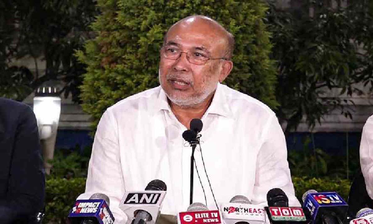 मुख्यमंत्री बीरेन सिंह ने कहा- मणिपुर जातीय हिंसा के पीछे ड्रग माफिया, अवैध अप्रवासी