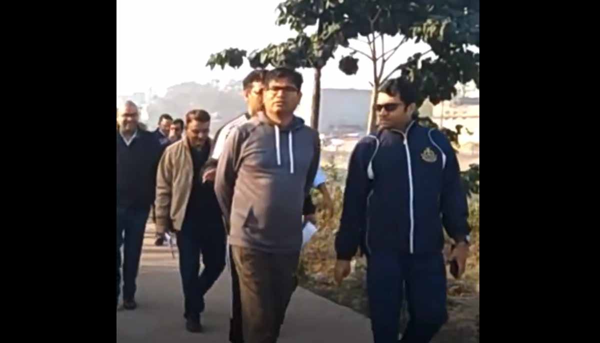 MLA ओपी चौधरी ने रायगढ़ शहर का किया निरीक्षण