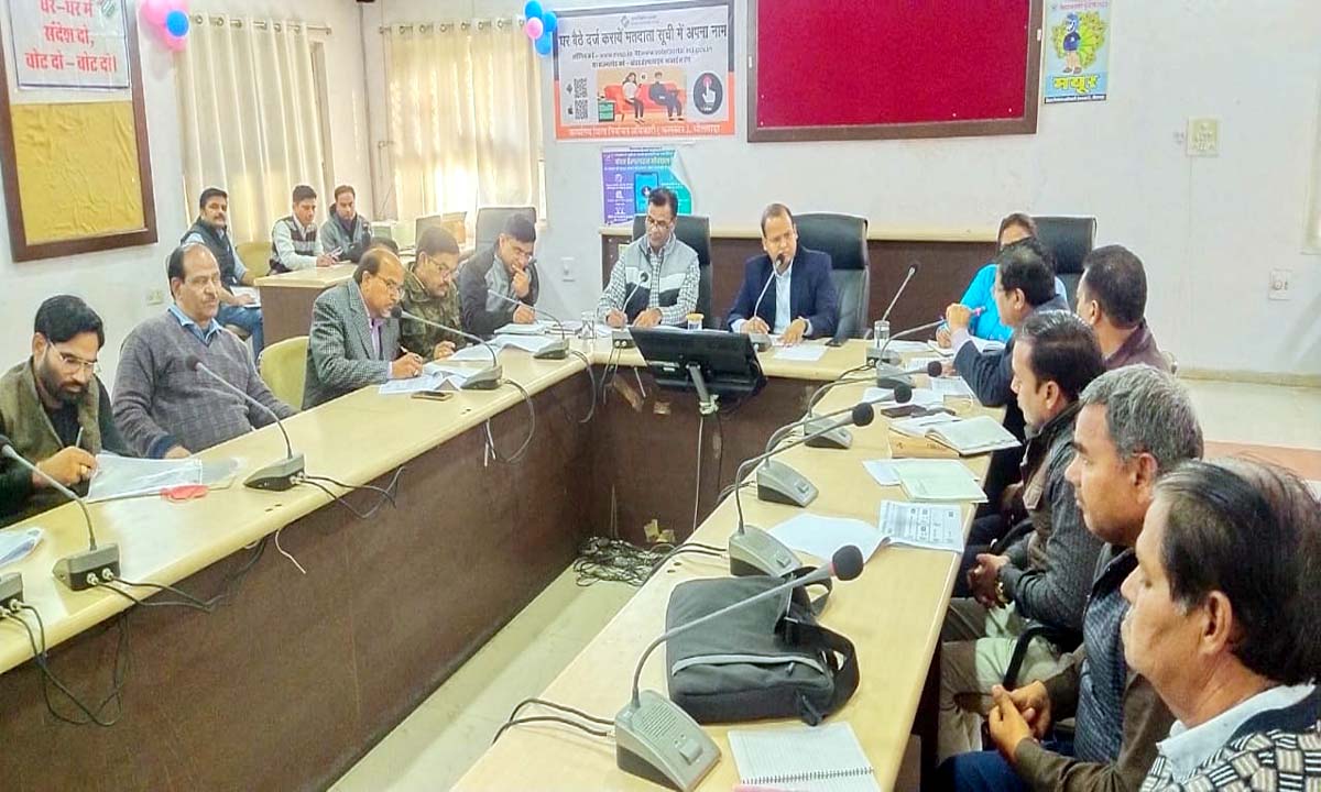 Bhilwara : जिला स्तरीय निष्पादक समिति की बैठक आयोजित