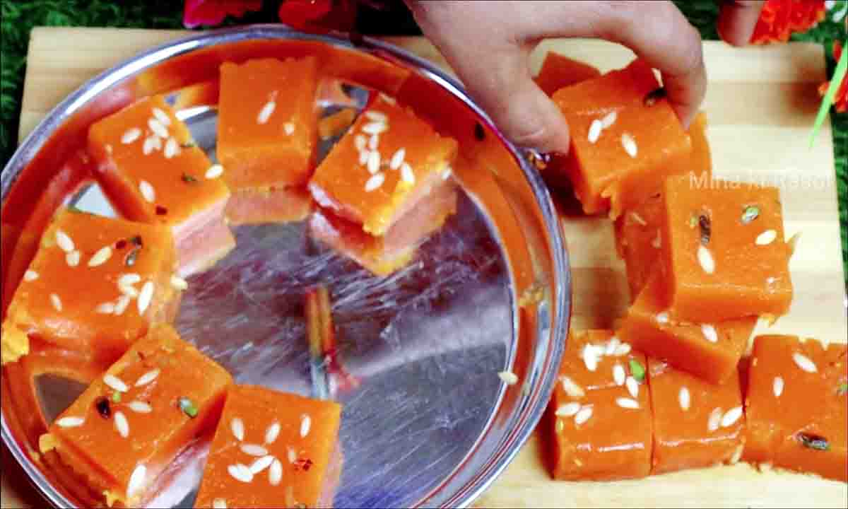 घर पर बनायें पपीते की बर्फी, रेसिपी
