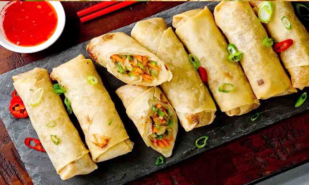 इस तरीके से घर पर बनाये स्प्रिंग रोल,देखे रेसिपी