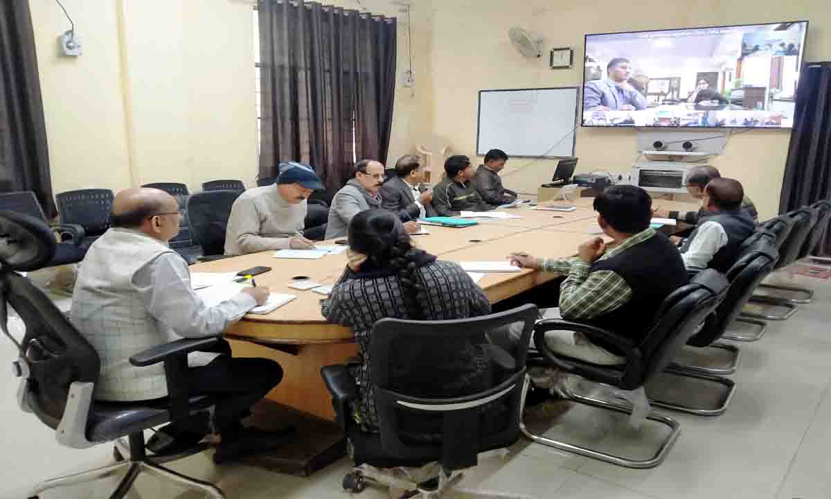 विकसित भारत संकल्प यात्रा को लेकर वीसी में सीएस ने दिए निर्देश