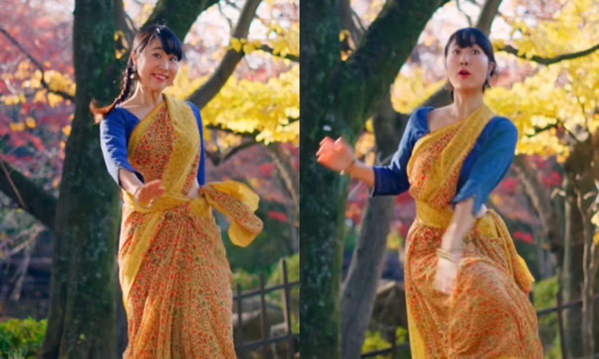 जापान की इन्फ्लुएंसर ने 'गुलाबी शरारा' पर किया ज़ोरदार डांस, देखे VIDEO