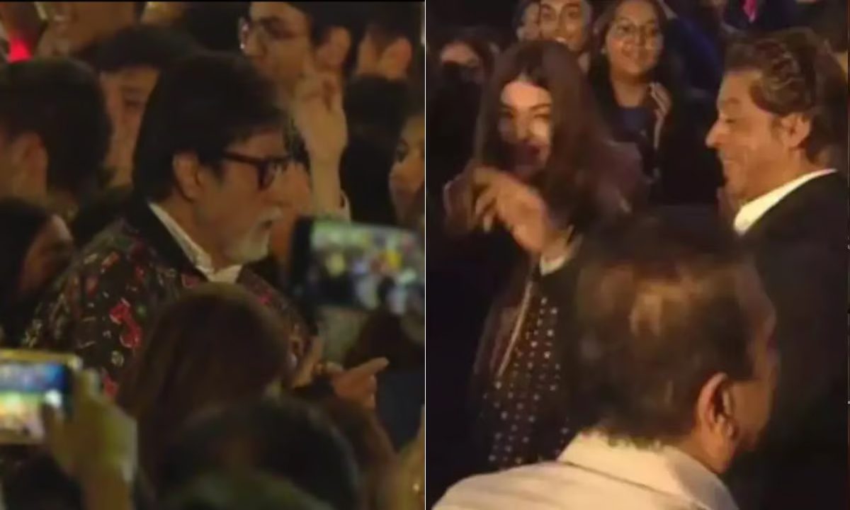 अंबानी स्कूल के वार्षिक समारोह में जमकर थिरके शाहरुख, अमिताभ, देखें VIDEO