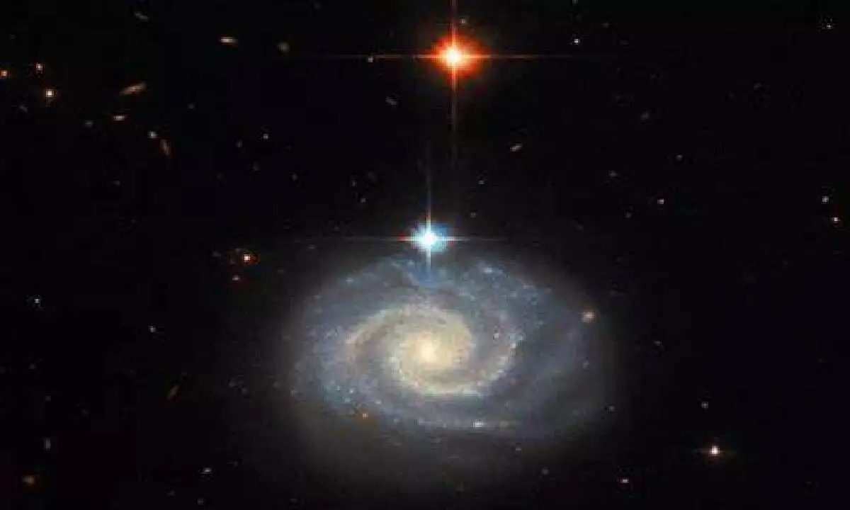 Hubble telescope ने 'निषिद्ध' प्रकाश के साथ आकाशगंगा की तस्वीरें लीं