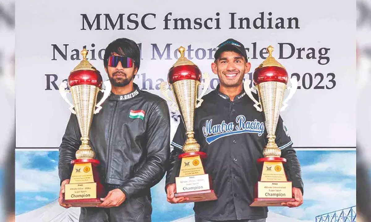 Drag Racing Championship: हेमंत ने डबल और रियाज़ ने राष्ट्रीय खिताब जीता