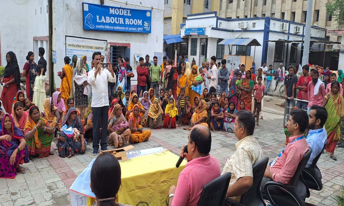 चिकित्सा विभाग द्वारा चलाया जा रहा हैं जागरूकता अभियान