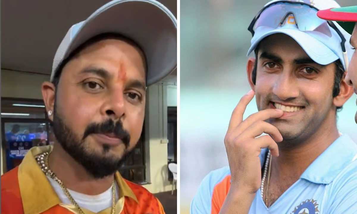 मौखिक विवाद के पहले श्रीसंत ने गंभीर की प्रशंसा की, वीडियो वायरल