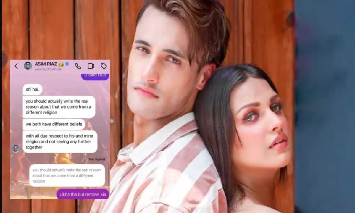 ब्रेकअप के बाद हिमांशी खुराना और आसिम रियाज की चैट ऑनलाइन लीक