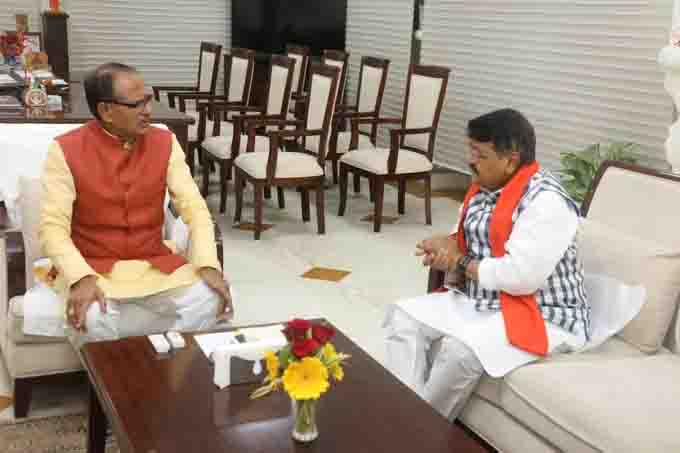 मुख्यमंत्री शिवराज से मिले कैलाश विजयवर्गीय
