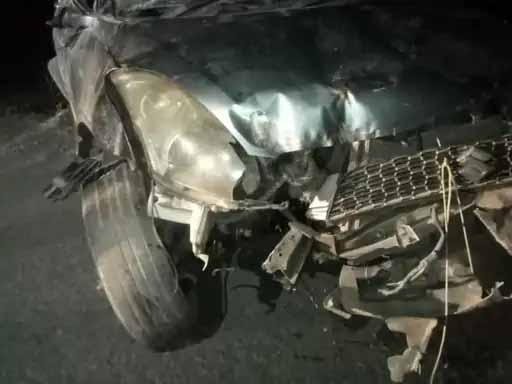 बेकाबू होकर कार अचानक पलटी, मामले की जांच कर रही पुलिस