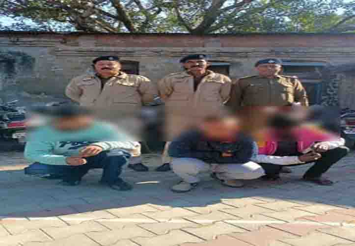 पकड़ा गया बाइक चोर गिरोह