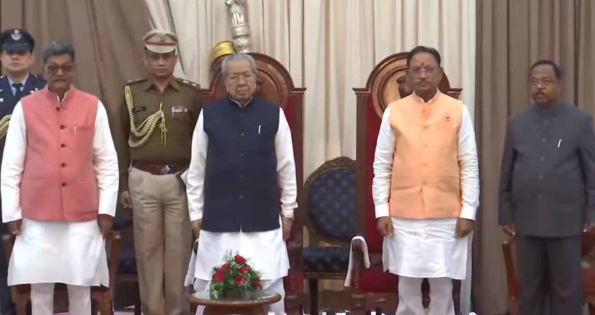 रामविचार नेताम ने ली प्रोटेम स्पीकर पद की शपथ