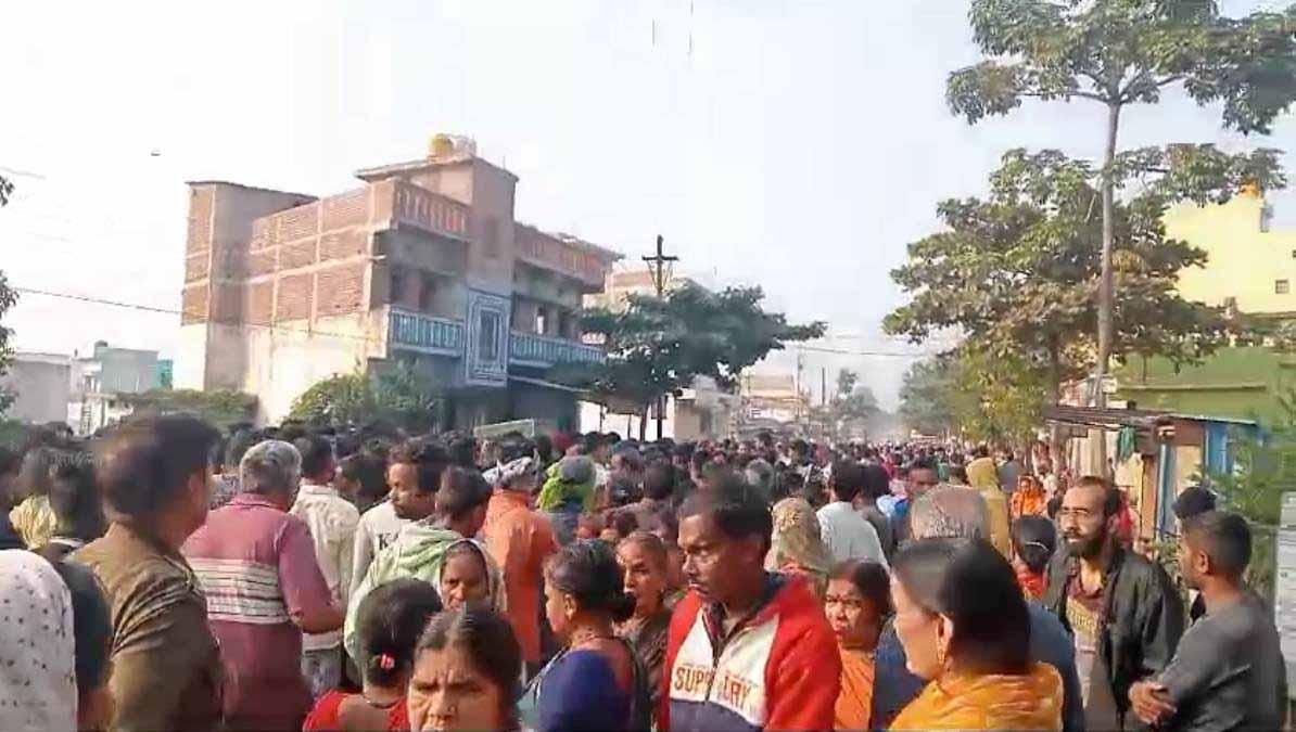 अभनपुर में 3 की मौत, हाईवा ने बच्चों और पिता को रौंदा