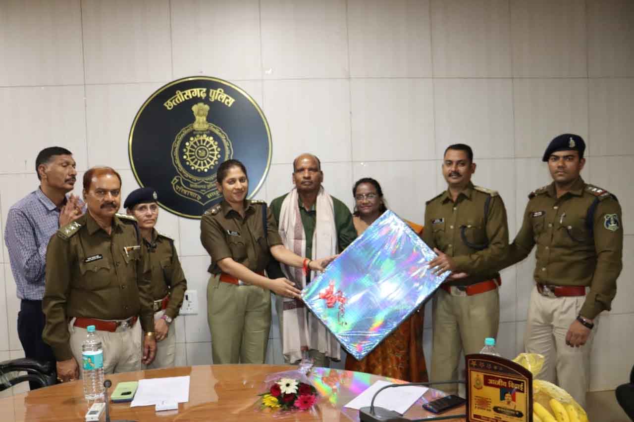 42 साल तक पुलिस विभाग में सेवा देकर सेवानिवृत्त हुए इंस्पेक्टर