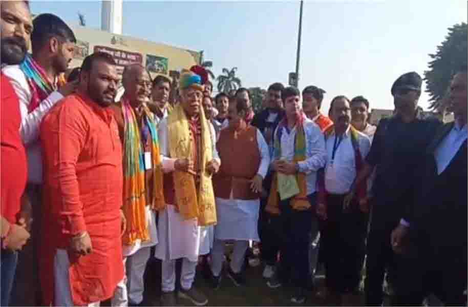 राम भक्त सम्मान समारोह में पहुंचे मुख्यमंत्री मनोहर लाल