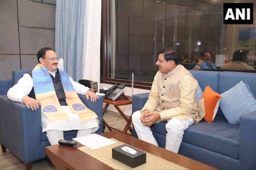 जे.पी. नड्डा से मिले मुख्यमंत्री मोहन यादव