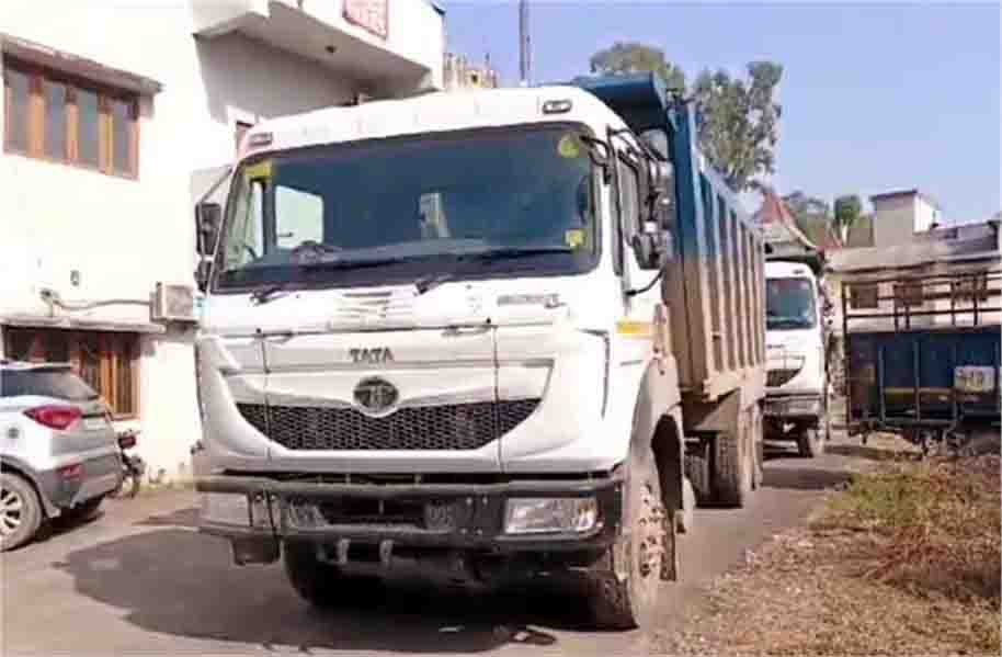बद्दी की रत्ता खड्ड में अवैध खनन पर पुलिस की बड़ी कार्रवाई