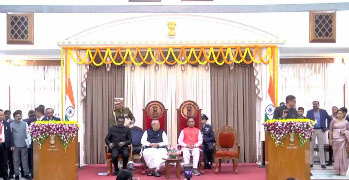 साय मंत्रीमंडल का हुआ विस्तार, 9 बीजेपी विधायक ले रहे मंत्री पद की शपथ