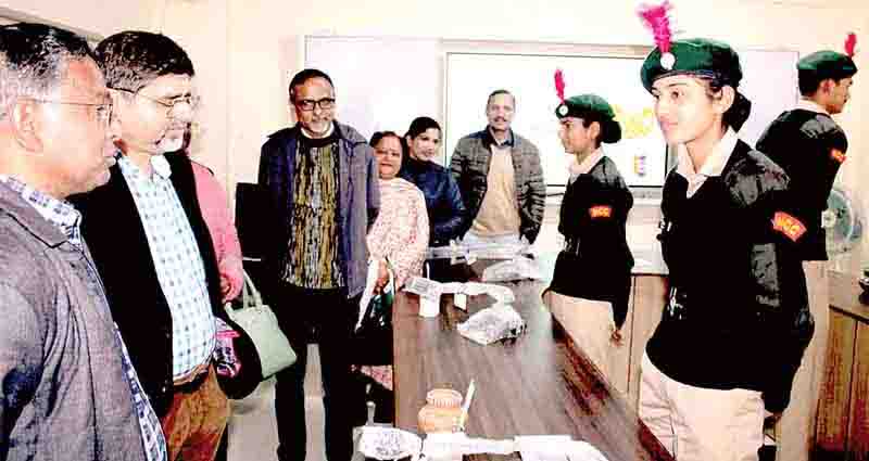 अंब कालेज में लगी मिलेट्स की प्रदर्शनी