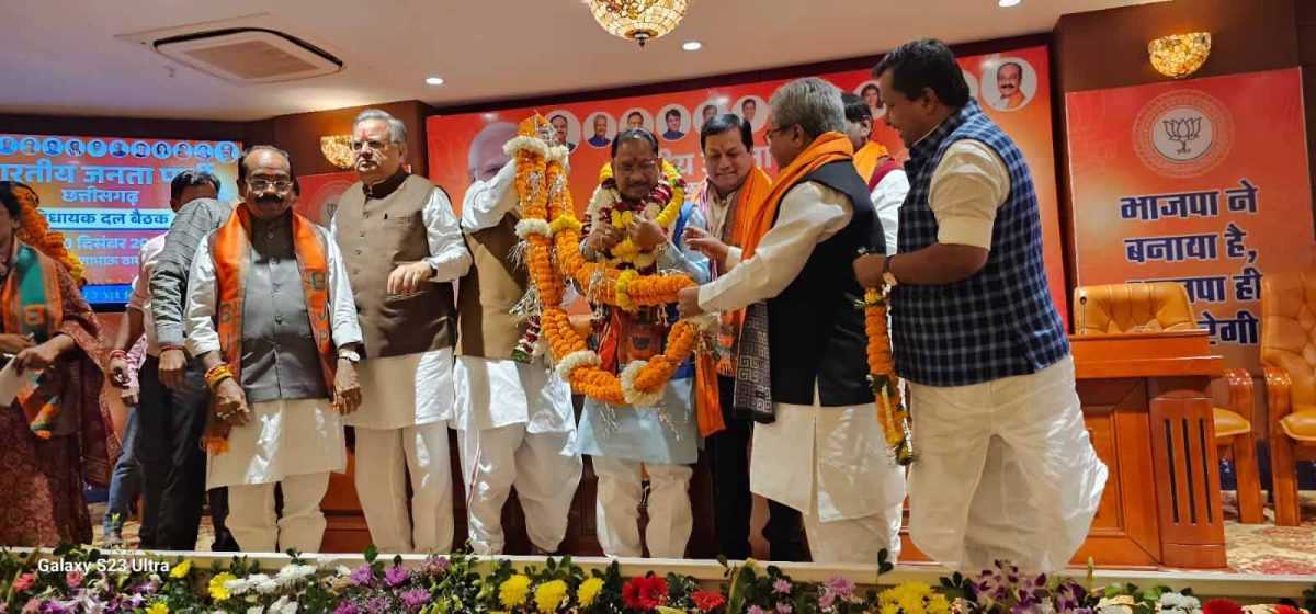 भूपेश बघेल ने विष्णुदेव साय को मुख्यमंत्री बनने पर दी बधाई