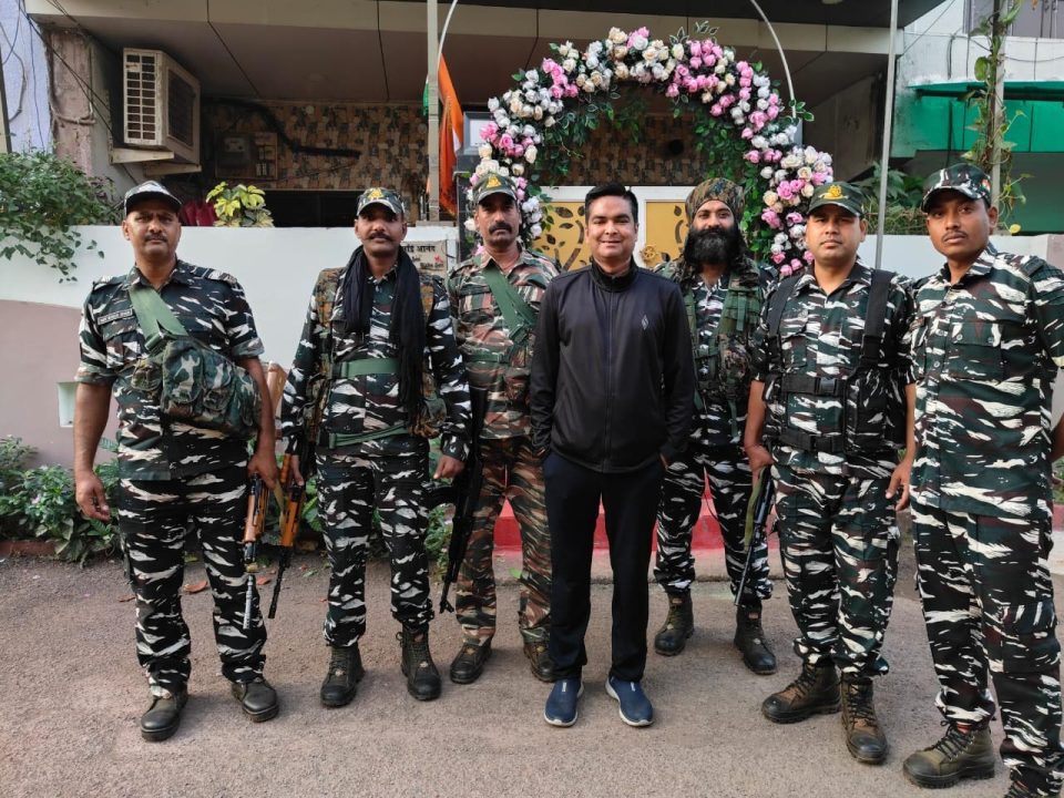 भाजपा प्रत्याशी रिकेश सेन को दी गई Y+ की सुरक्षा