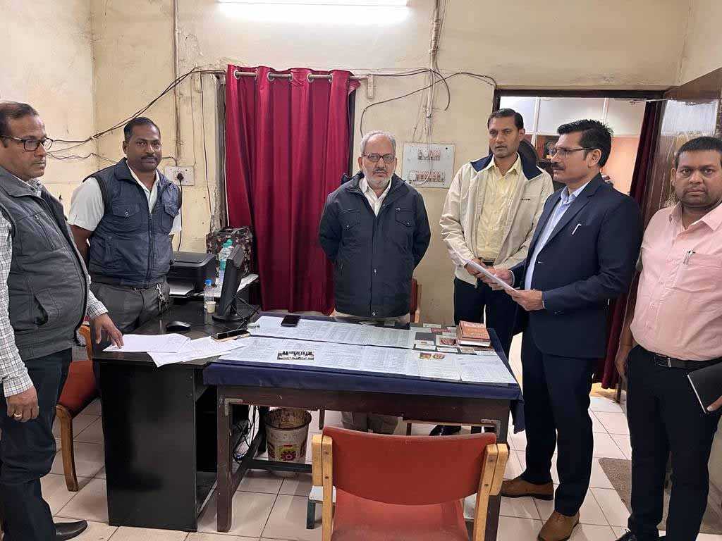 अपर कलेक्टर बी.बी पंचभाई ने किया तहसील कार्यालय का निरीक्षण